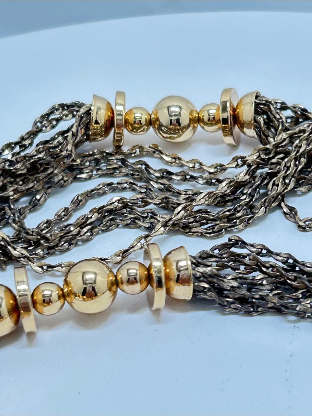Stella & Dot, Bianca, Long Gold Tassel Necklace, Retired